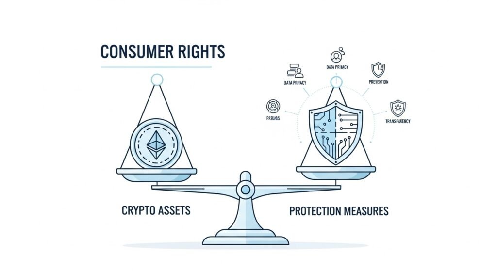 가상자산 이용자 보호법의 핵심 내용을 시각화한 법률 인포그래픽